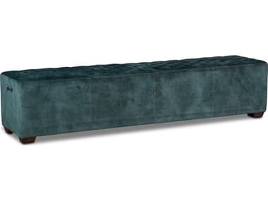 World Interiors Arabella Sage Green Dark Walnut Antique Black Brown Upholstered Accent Bench WITZWAAWG11