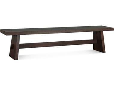 World Interiors Acadia Coffee Bean Brown Accent Bench WITZWACA79BCB