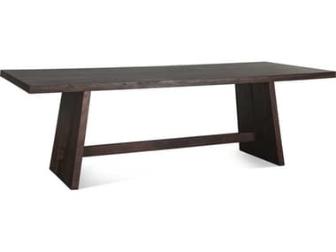 World Interiors Acadia Rectangular Wood Coffee Bean Dining Table WITZWACA94DTCB