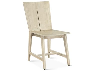 World Interiors Acadia Acacia Wood Beige Armless Dining Chair Set of 2 WITZWACADCO2