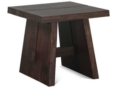 World Interiors Acadia Square Wood Coffee Bean End Table WITZWACASTCB