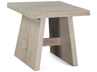 World Interiors Acadia Square Wood Oat End Table WITZWACASTO