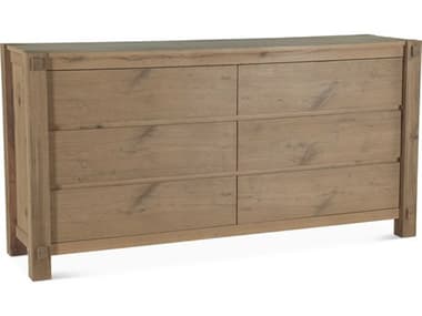 World Interiors Alpine Natural Brown Oak Wood Dresser WITZWALPDRDO