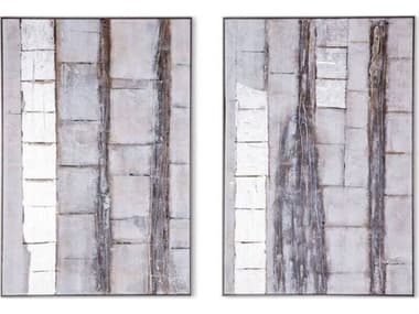 World Interiors Organic Impressions Motif Canvas Wall Art WITZWART12