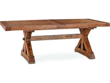 World Interiors Grassroots Aspen Rectangular Wood Earth Dining Table WITZWASPDT88EEA