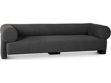 World Interiors Augustine Black Upholstered Sofa WITZWAUGSOFF3504