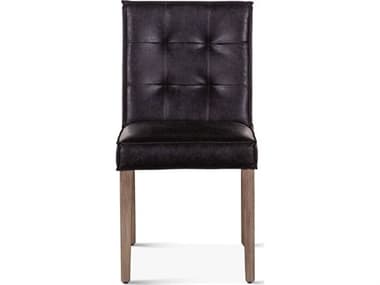 World Interiors Aven Brown Leather Armless Dining Chair WITZWAY43BDSC