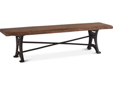 World Interiors Blayne Brown Accent Bench WITZWBABN90