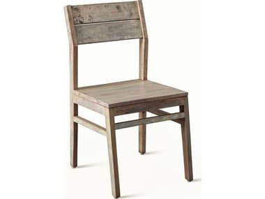 World Interiors Cordoba Teak Wood Natural Armless Dining Chair WITZWCDBDC18