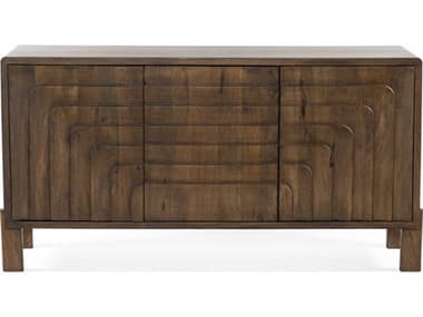World Interiors Dellio 59'' Mango Wood Acorn Brown Sideboard WITZWDELSB60AB