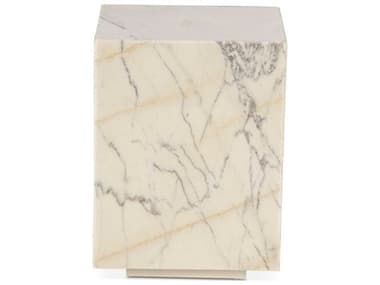 World Interiors Giza Square Marble End Table WITZWGZAST15AM