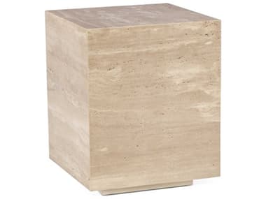 World Interiors Giza Square Stone End Table WITZWGZAST18TV