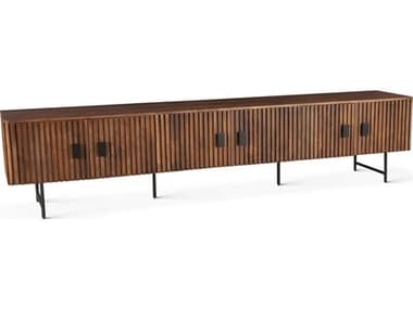 World Interiors Halden 99" Acacia Wood Media Console WITZWHALPC98PB