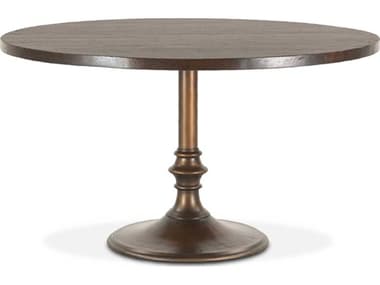 World Interiors Hamilton Round Wood Dining Table WITZWHAMRD54PW