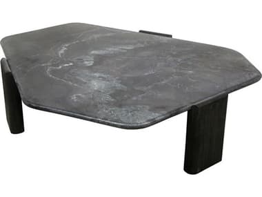 World Interiors Harbor 65" Marble Coffee Table WITZWHRBCT65LM