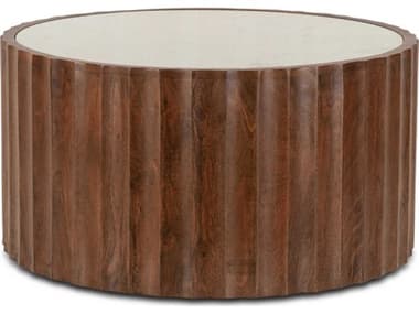 World Interiors Lisbon Round Marble Coffee Table WITZWLISRCTMB