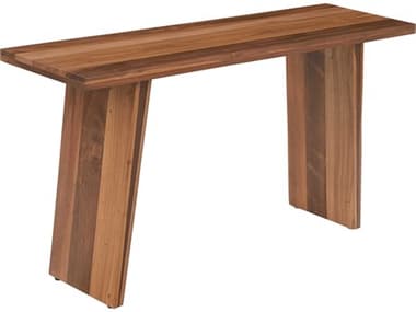 World Interiors Allegro 58" Rectangular Wood Natural Console Table WITZWMADCN58NT
