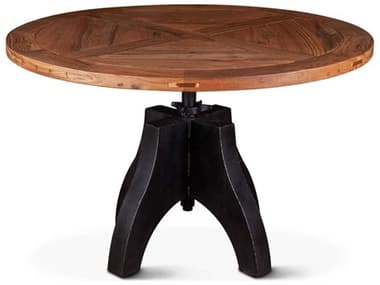 World Interiors Melbourne 48" Round Wood Dining Table WITZWMELRD48