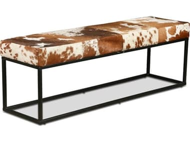 World Interiors Melbourne Brown Upholstered Accent Bench WITZWMLBNBN54CWBR