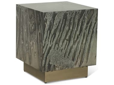 World Interiors Odessa Square Metal Patina End Table WITZWODS20STDP