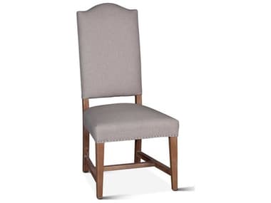 World Interiors Pengrove Oak Wood Gray Fabric Upholstered Side Dining Chair WITZWPENHBDC142X