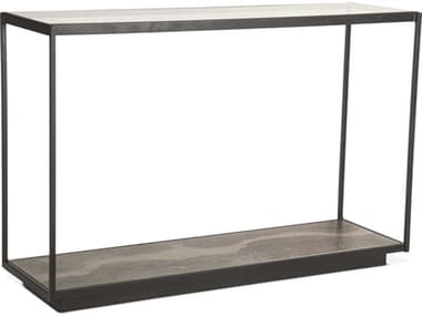 World Interiors St. George 47" Rectangular Glass Console Table WITZWSTGCN47XB