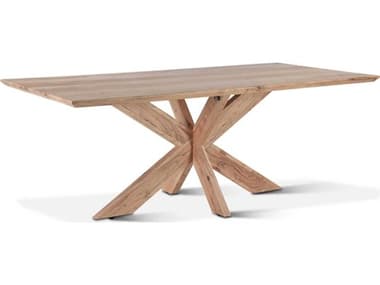 World Interiors Stockholm 78" Rectangular Wood Natural Dining Table WITZWSTHDTNA