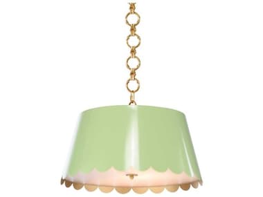 Wildwood 2-Light Spring Green Pendant WL12142