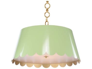 Wildwood 3-Light Spring Green Pendant WL12145