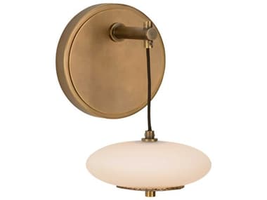 Wildwood Antique Brass Milk Wall Sconce WL15315