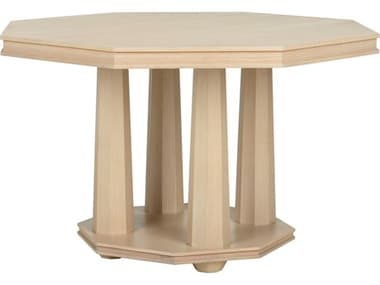 Wildwood Coley 48" Octagon Wood Rift Cut White Oak Dining Table WL295814