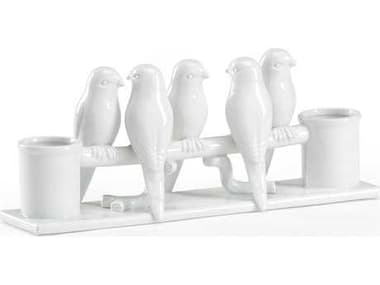 Wildwood Budgies On A Fence Decorative Accent WL300716