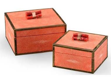 Wildwood Coral Boxes (Set of 2) WL300888