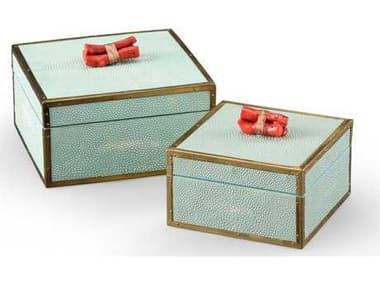 Wildwood Coral Boxes (Set of 2) WL300889