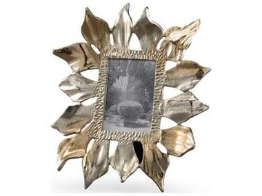 Wildwood Ambered Silver Sunflower 5x7 Picture Frame WL300891