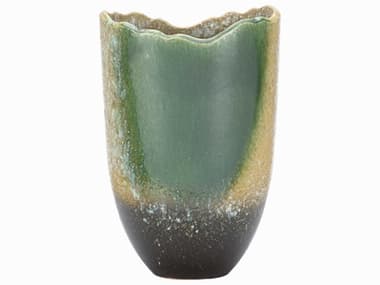 Wildwood Shiga Green Cream Gizagiza Vase WL302573