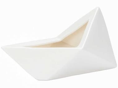 Wildwood Shiga White Glaze Origami Vase WL302623