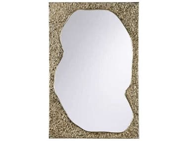 Wildwood Kumo Textured Champagne Rectangular Wall Mirror WL302791