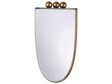 Wildwood Ritz Antique Brass Wall Mirror WL302794