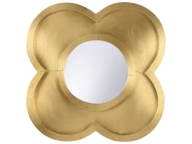 Wildwood Fleur Antique Brass Wall Mirror WL302799