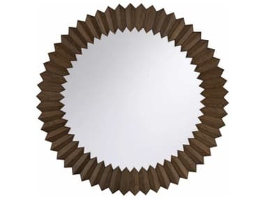 Wildwood Stax Driftwood Round Wall Mirror WL302802