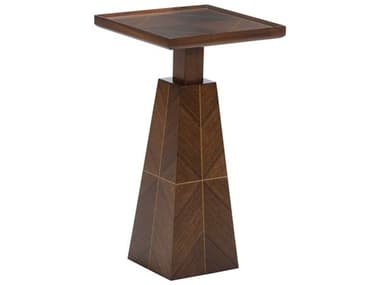 Wildwood Hits The Spot 12" Square Wood Walnut End Table WL490636