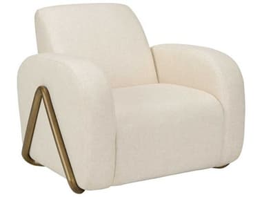 Wildwood Renzo 39" White Fabric Accent Chair WL490726