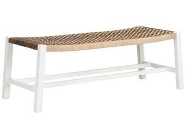 Wildwood Banco 49" White Brown Accent Bench WL490809