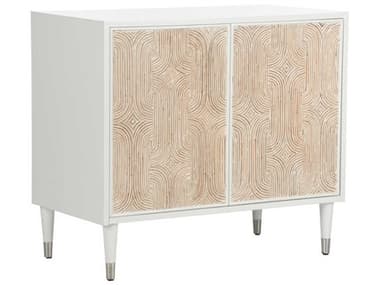 Wildwood Huli 36" Wide White Solid Wood Accent Chest WL490823