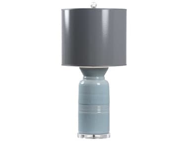 Wildwood Transparent Mist Blue Dior Grey Paper Buffet Lamp WL610852