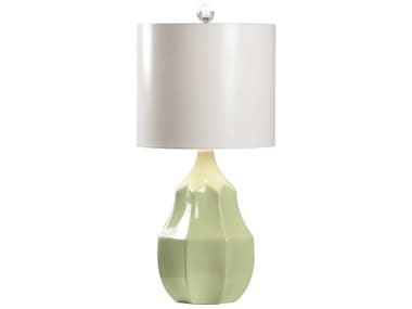 Wildwood Citron Cocktail Super White Paper Green Buffet Lamp WL61088