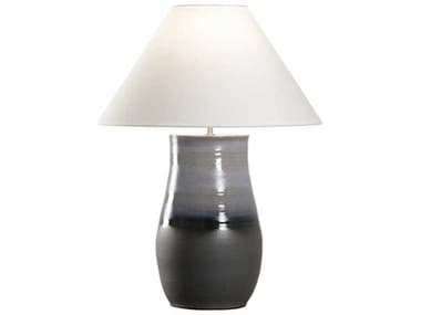 Wildwood Shiga Sana Blue Tan Linen Buffet Lamp WL613082