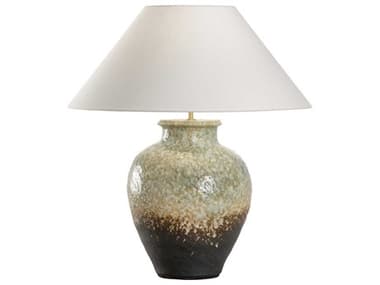 Wildwood Shiga Daichi Brown Green Table Lamp WL61314