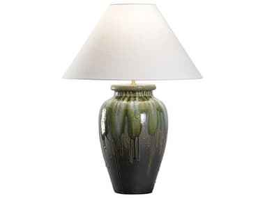 Wildwood Shiga Yamato Brown Green Table Lamp WL61323